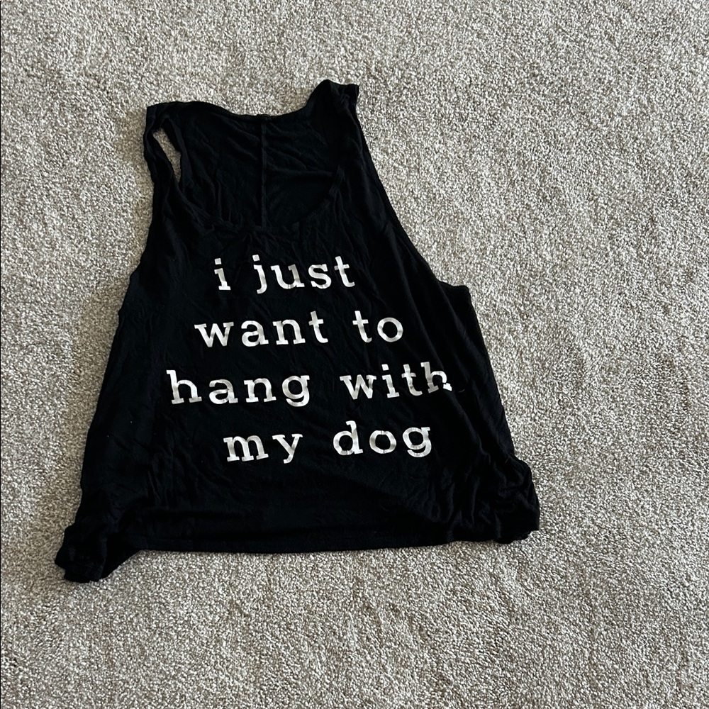Black Dog Lover Tank Top